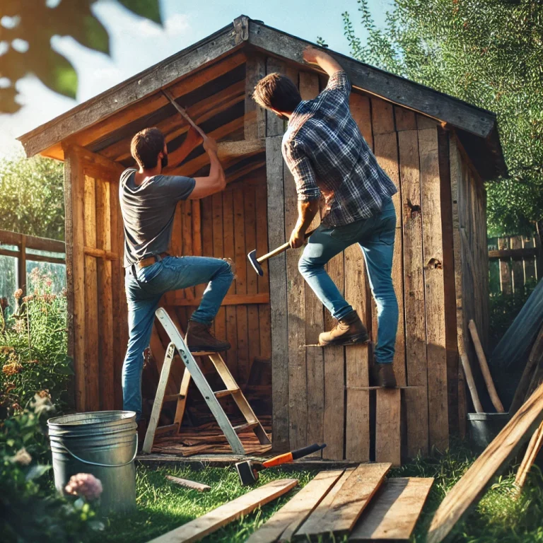 Shed removal and disposal service in London
