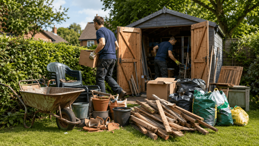 Professional Shed Clearance in Progress